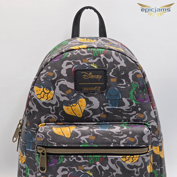 Loungefly Disney Villains Icons Mini Backpack New - Picture 6 of 6